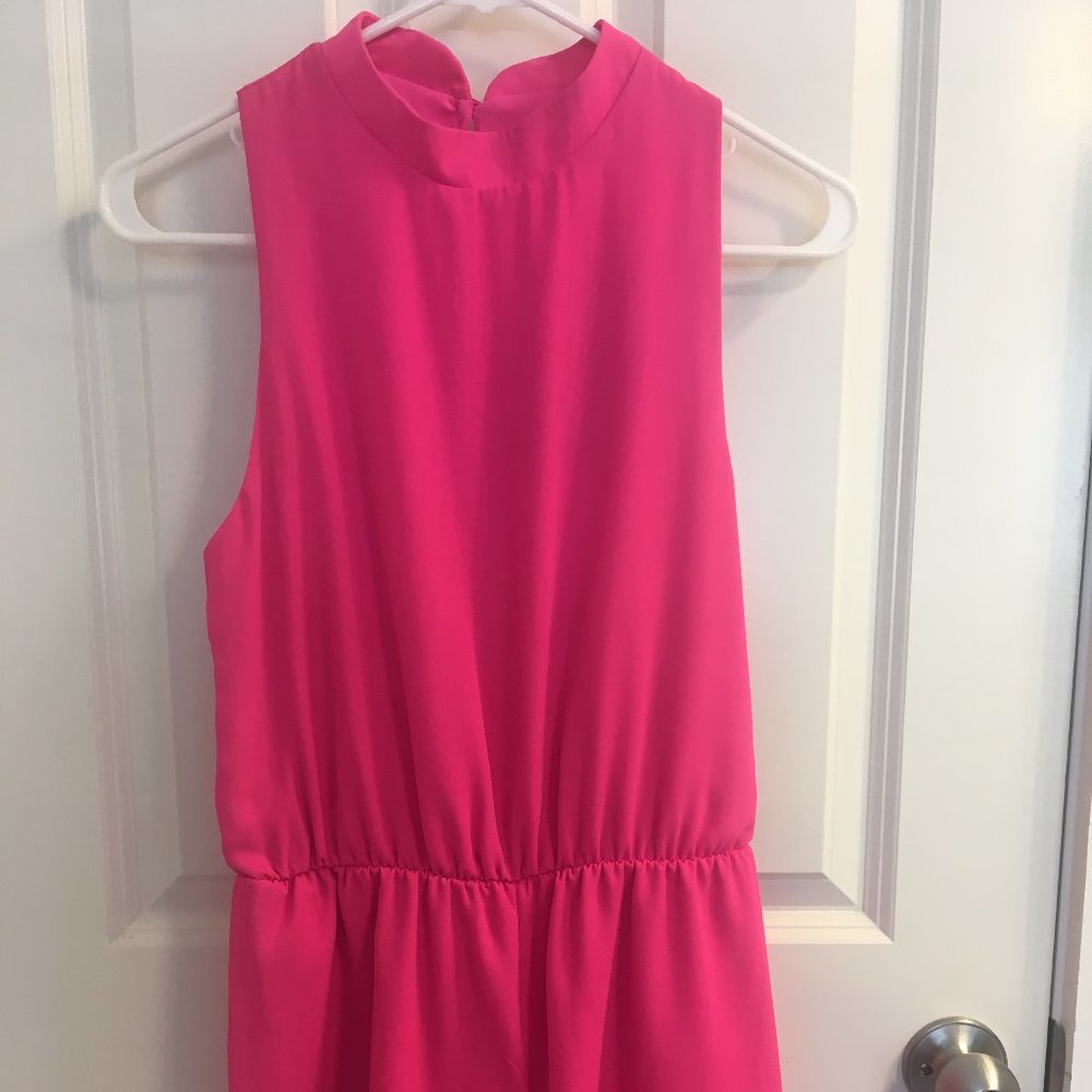 Everly (Francesca's) Pink Sleeveless Romper